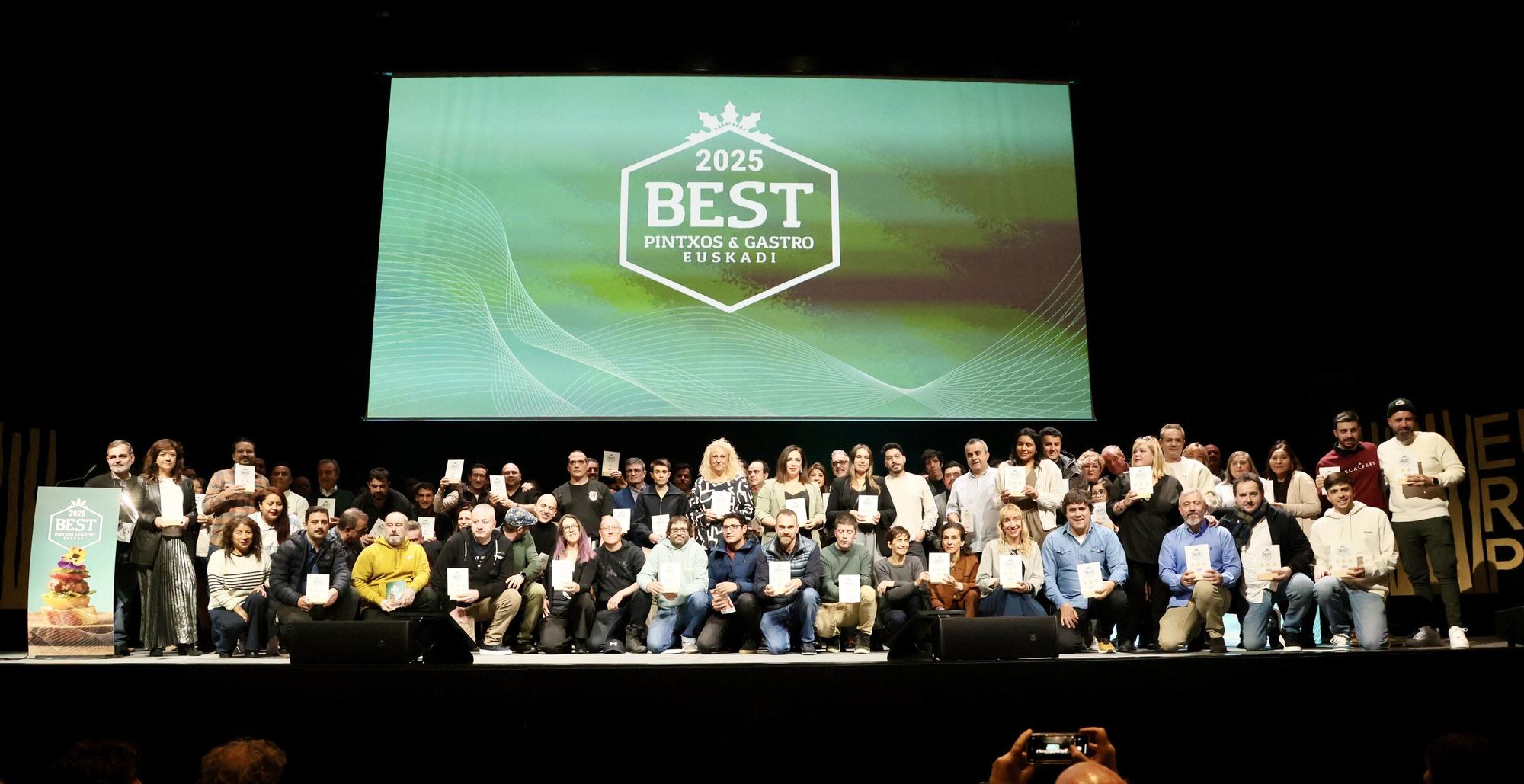 Las mejores barras de pintxos de Euskadi, premiadas en Vitoria
