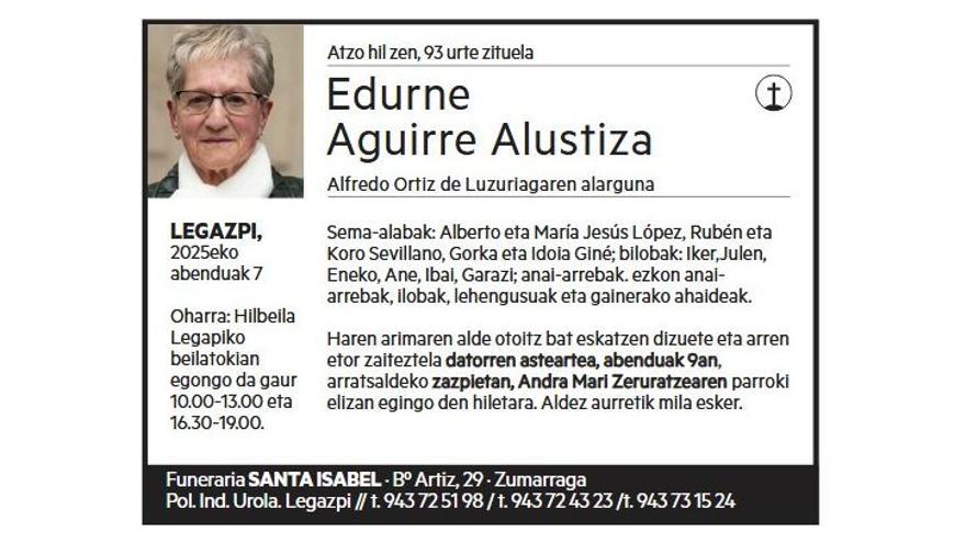 EDURNE AGUIRRE ALUSTIZA