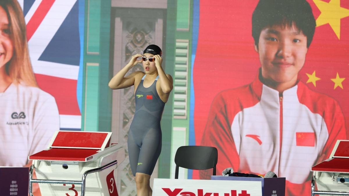 La nadadora china Zidi Yu.