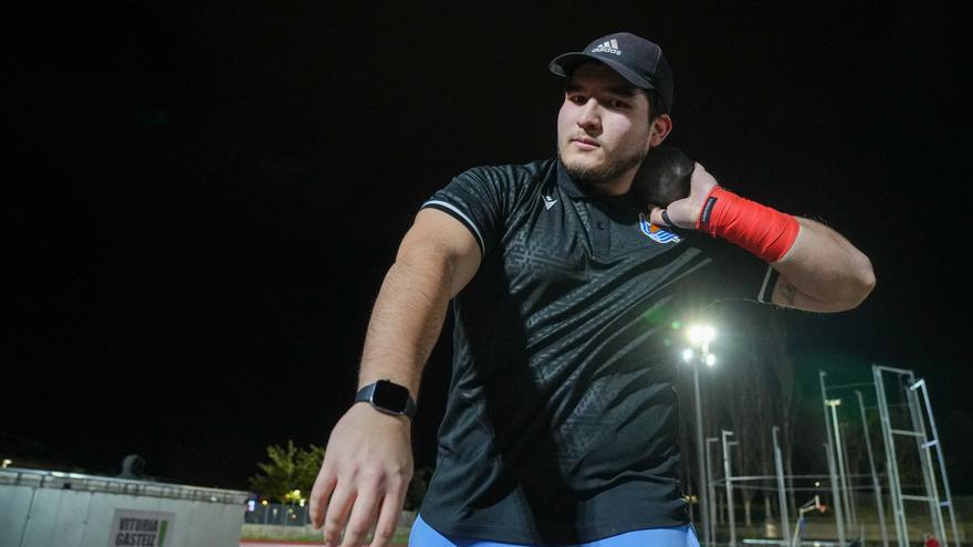 En imágenes: Fabrizio Scontrini, una promesa del atletismo en Vitoria