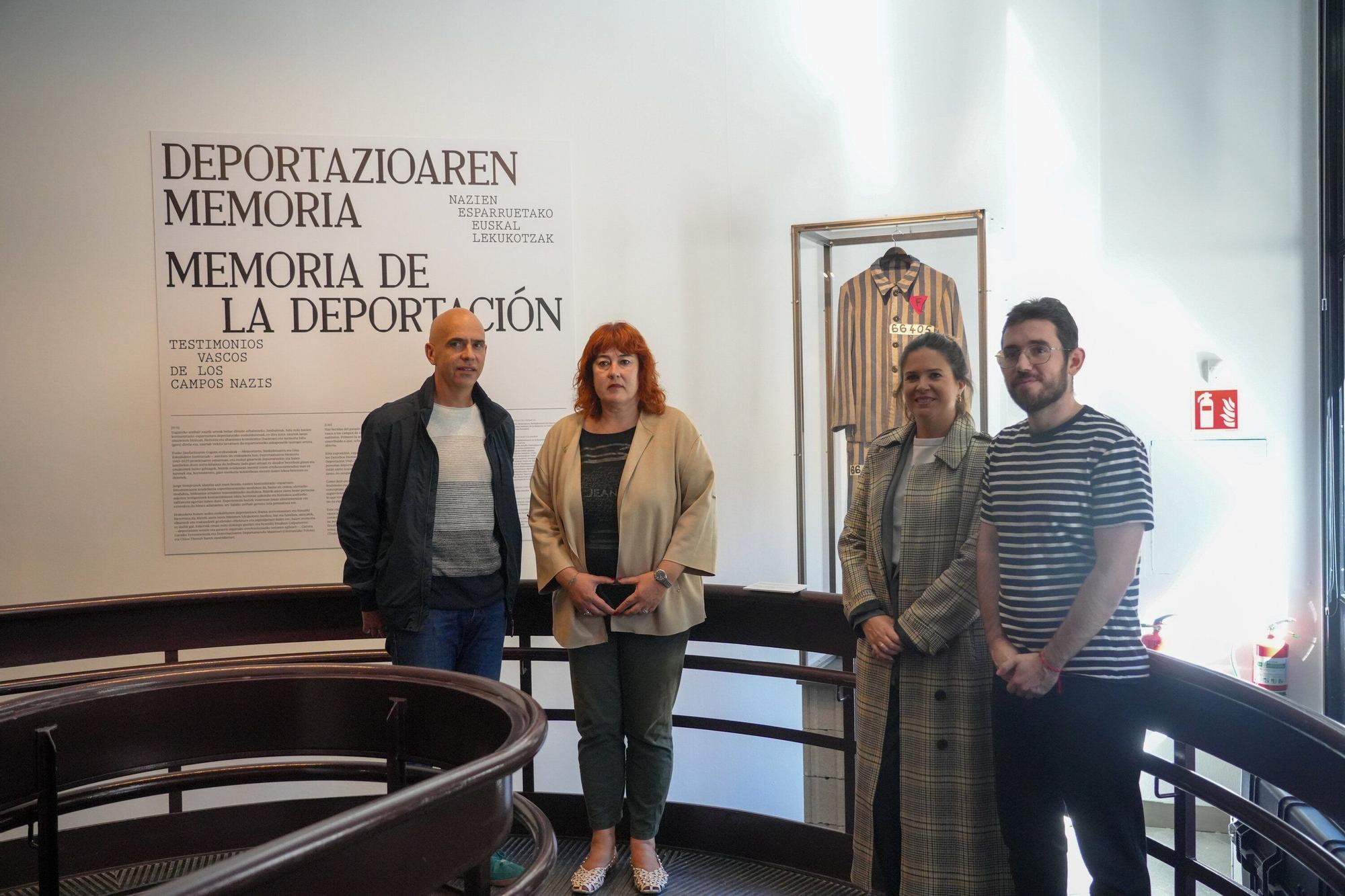 En imágenes: ‘Memoria de la Deportación. Testimonios vascos en los campos de concentración nazis’