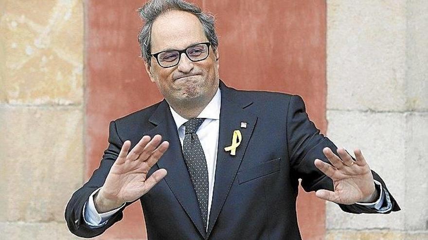 Torra aplaza la toma de posesión del Govern
