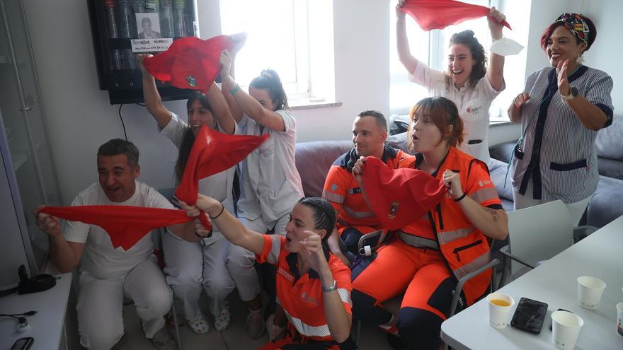 Cortes, golpes y alguna lesión: así comienza San Fermín en Urgencias de San Martín