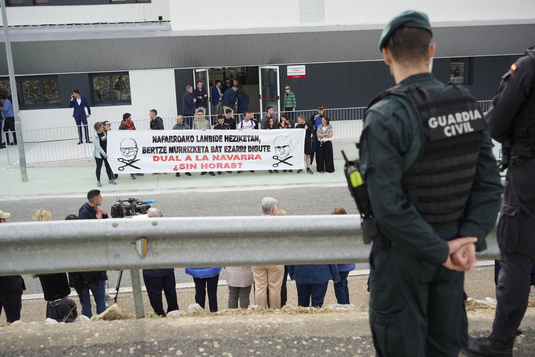 Fotos de la visita de la reina Letizia al CIP FP Lumbier IIP