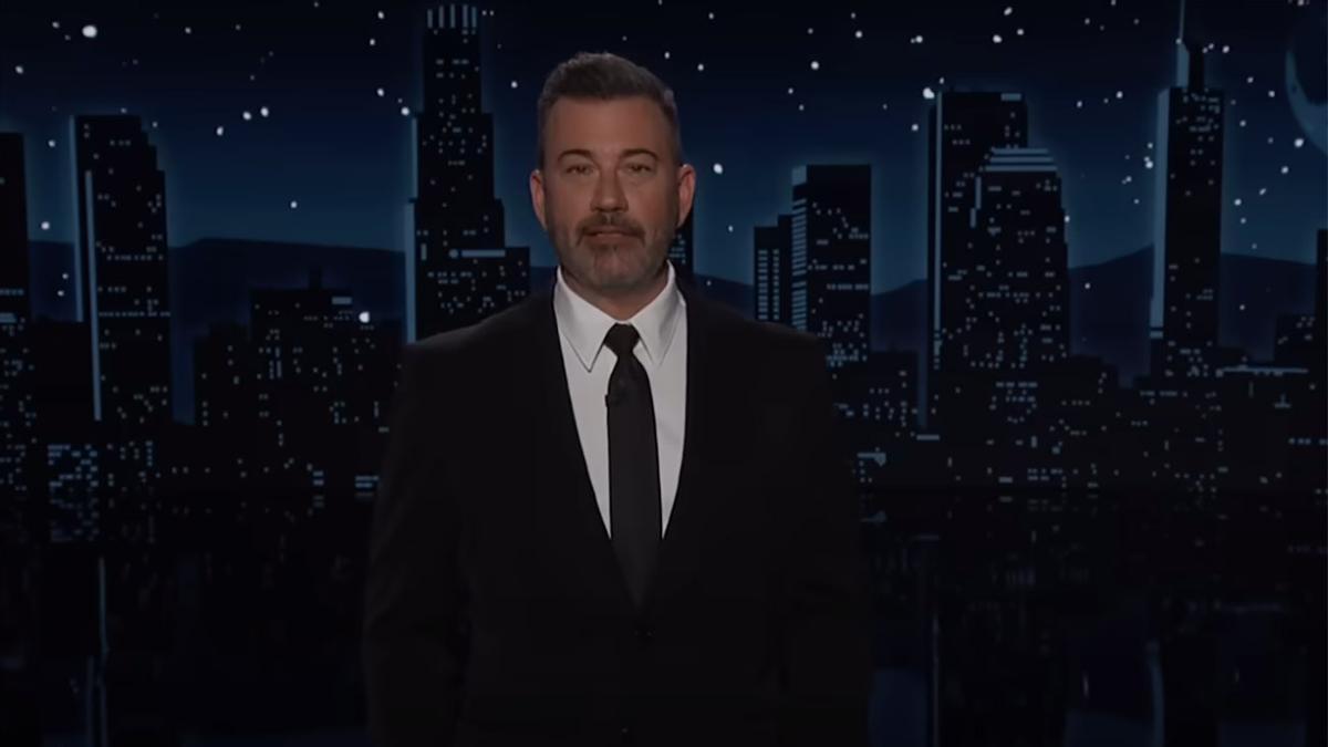 Jimmy Kimmel en su regreso tras la cancelación que sufrió su &#039;late night&#039;.