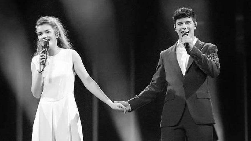 Amaia y Alfred convencen en su primer ensayo en Eurovisión