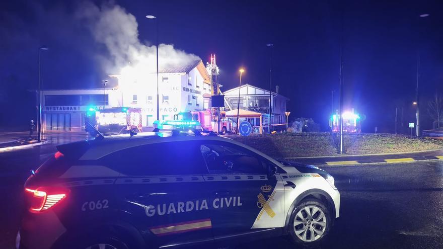 Controlado un incendio en una venta de Dantxarinea, sin heridos
