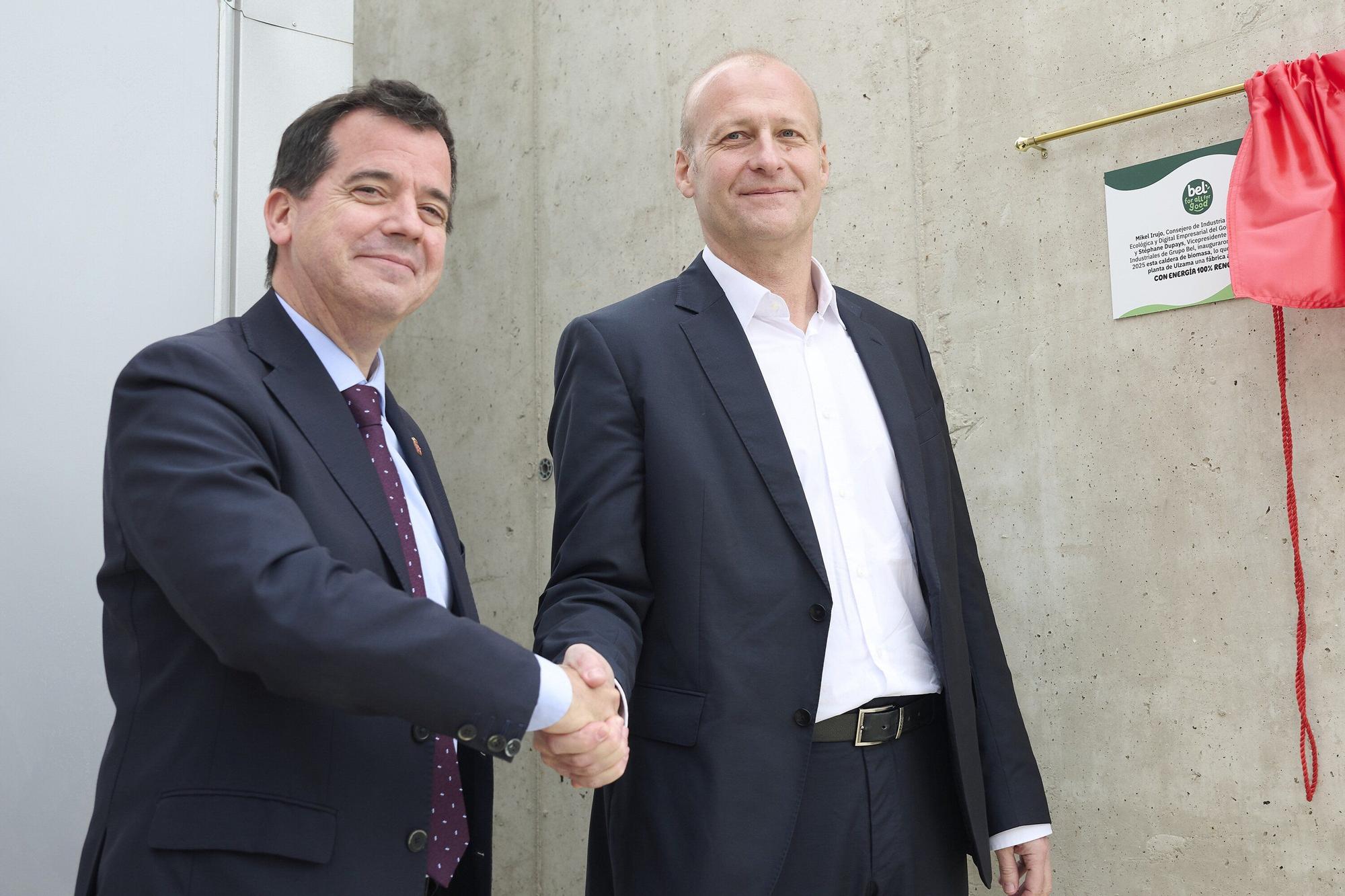 Fotos de la visita a la fábrica en Iraizotz de Grupo Bel