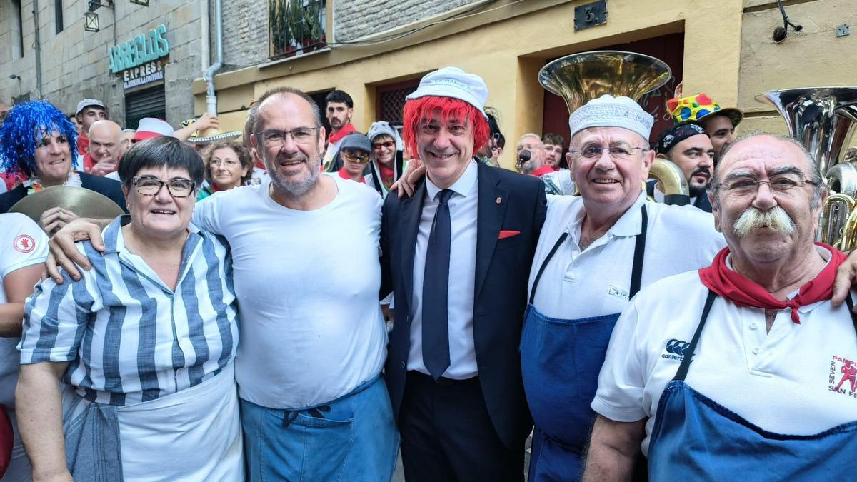 Miembros de la Churrería La Mañueta.
