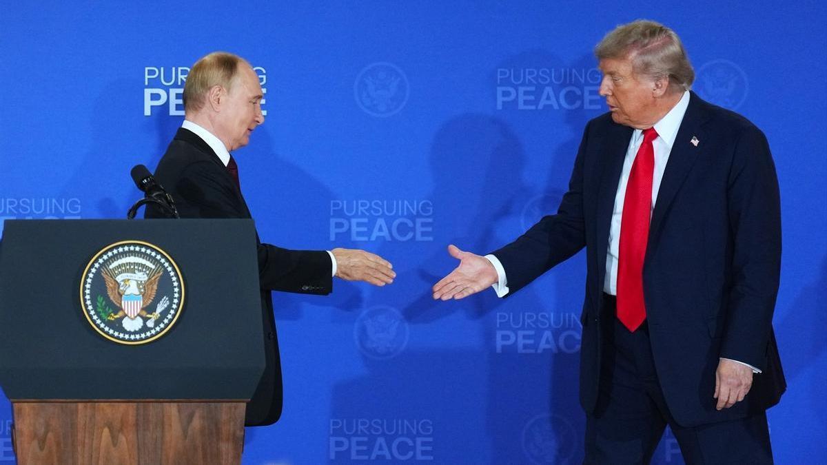 Trump y Putin en la reunión que ha tenido lugar esta madrugada en Alaska