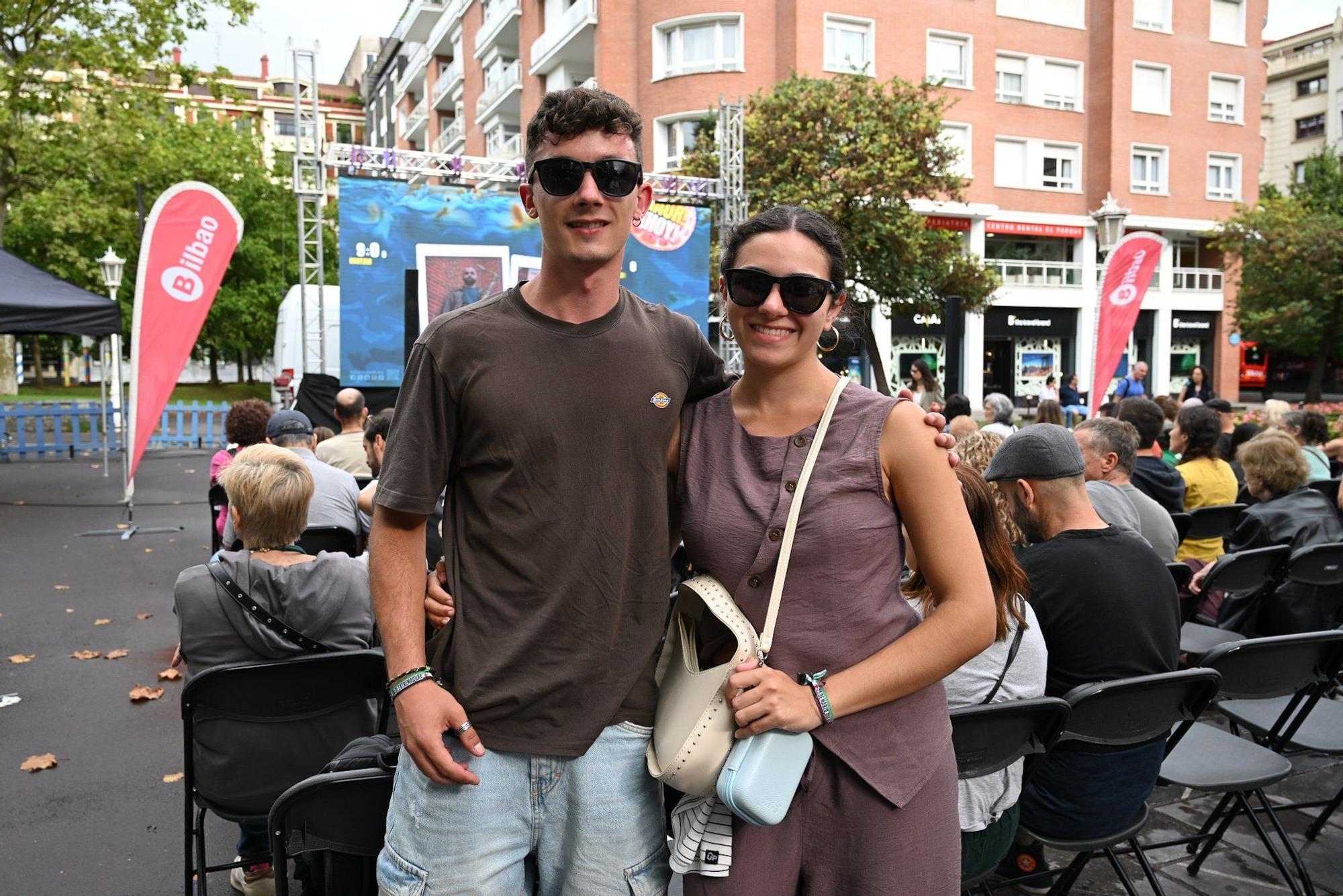 Daniel Ferrera y Estrella Verneja se encontraron el concierto de jazz en su visita a Bilbao. Y se quedaron.