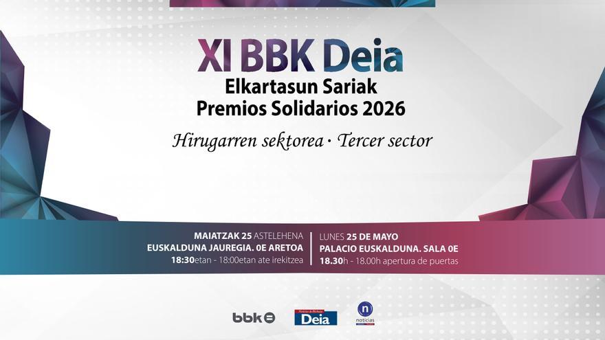 La XI edición de los Elkartasun Sariak reconocerá a siete entidades referentes en Bizkaia