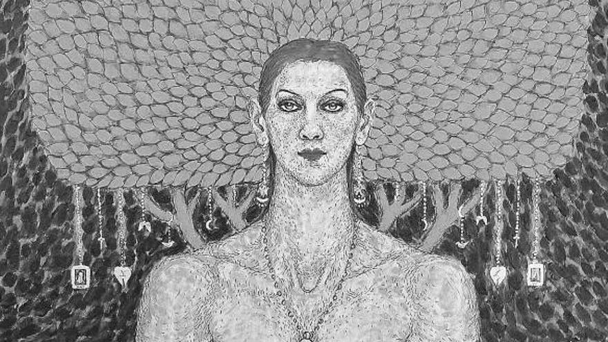 Una de las piezas que componen la exposición en homenaje a Frida Kahlo.