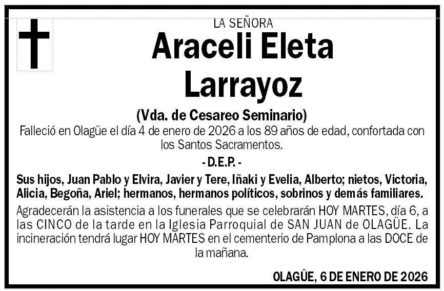 Araceli Eleta Larrayoz