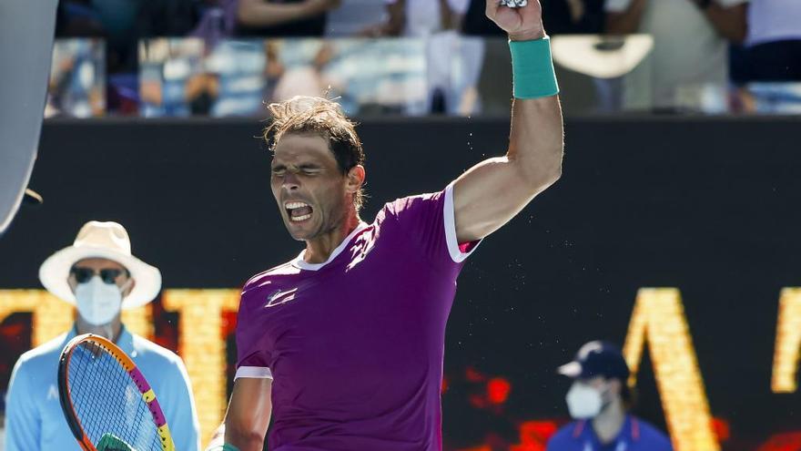 Un Nadal impoluto acaba con Hanfmann en segunda ronda