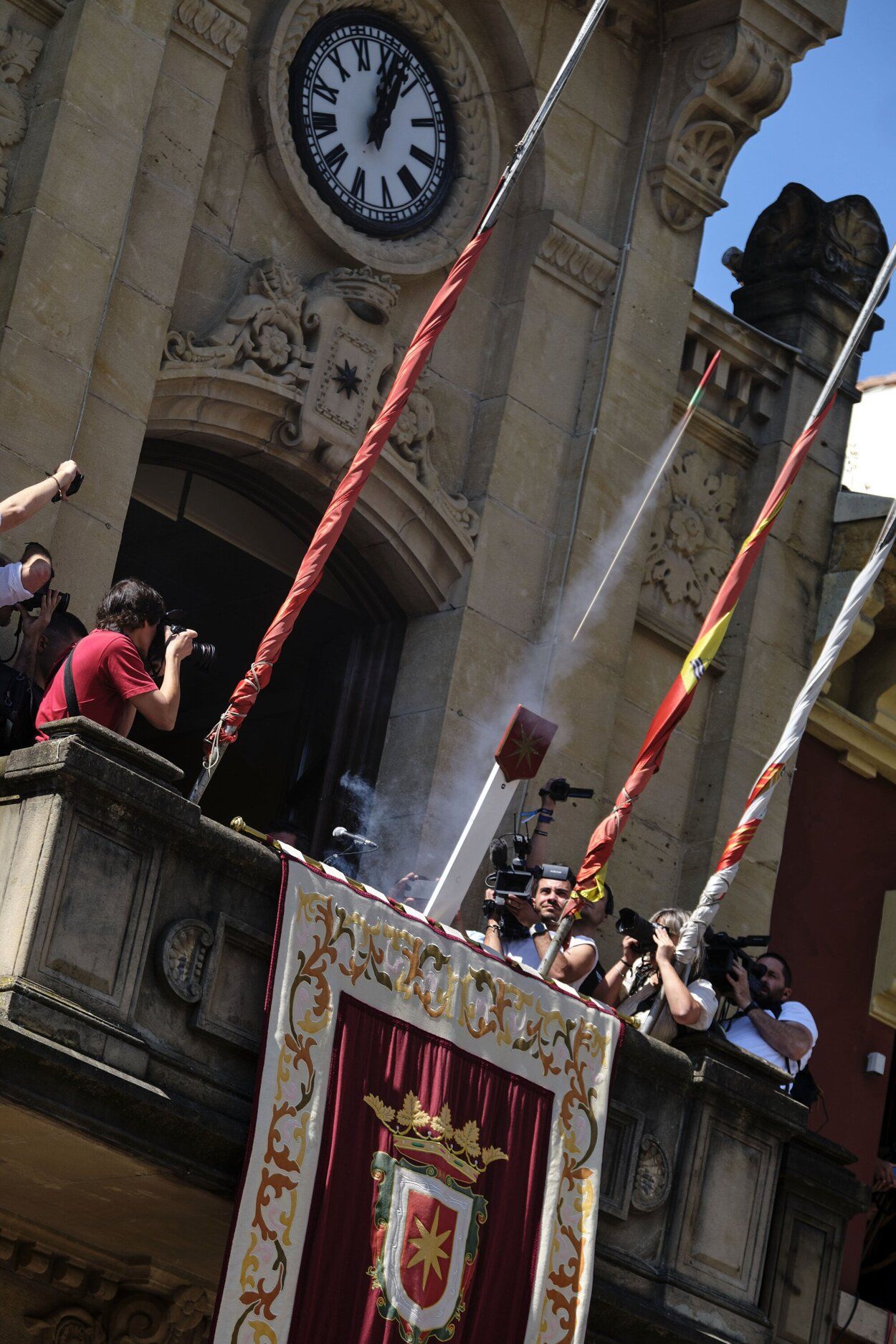 Fotos del inicio de las fiestas de Estella-Lizarra