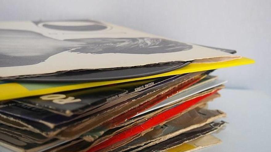 Imagen de archivo de unos vinilos.
