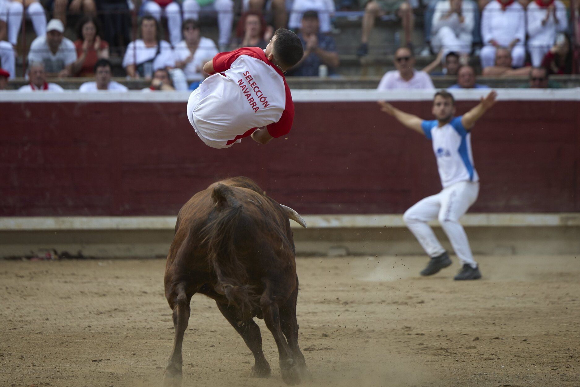 Fotos del concurso de recortadores de fiestas de Tafalla