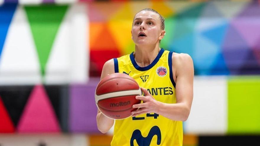 Alexy Mollenhauer, con Movistar Estudiantes.