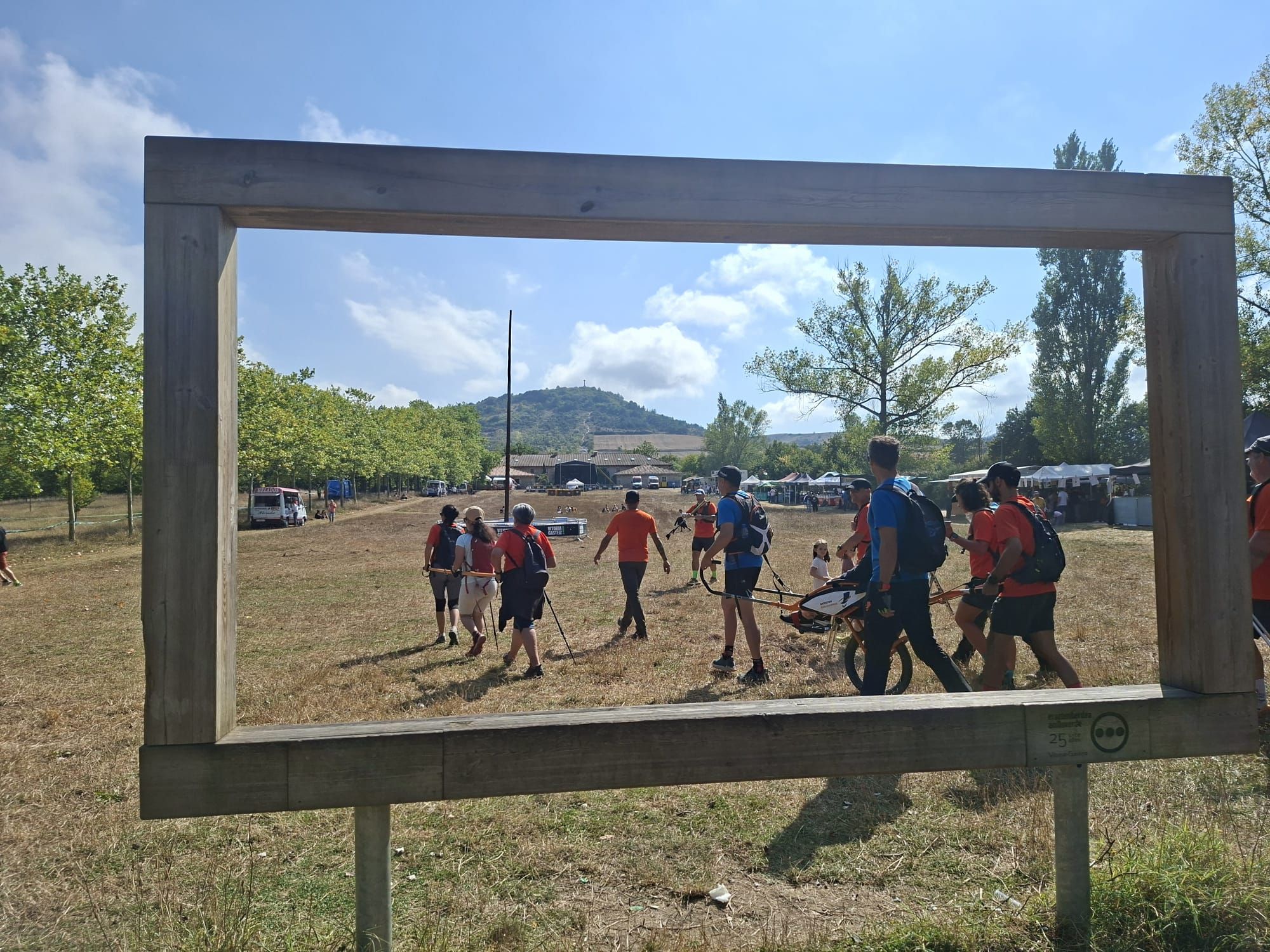 En imágenes: Reto en Olarizu con Montes Solidarios