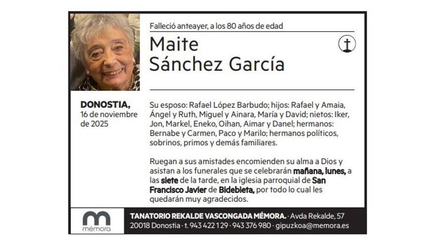 Maite Sánchez García