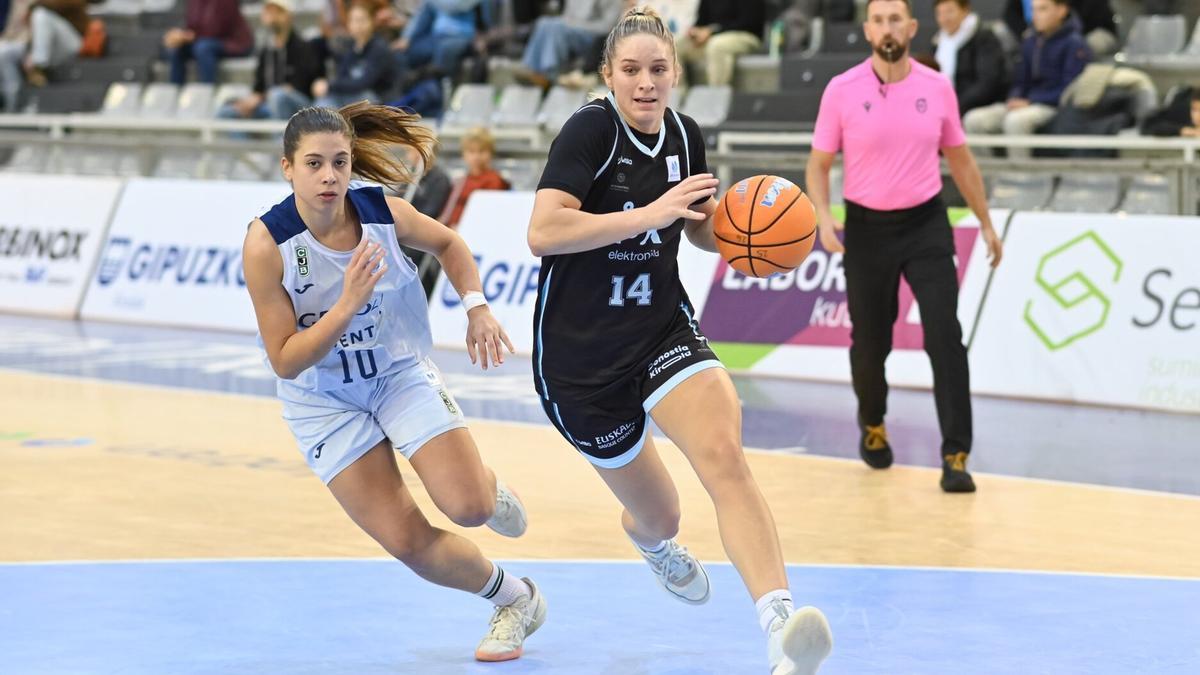 Paige Robinson, en un partido anterior.