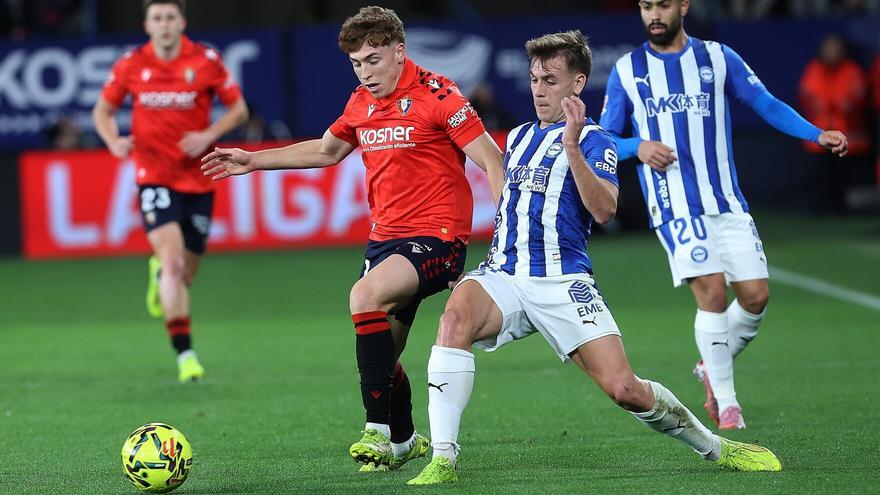 Pablo Ibáñez, una grata sorpresa en el Alavés