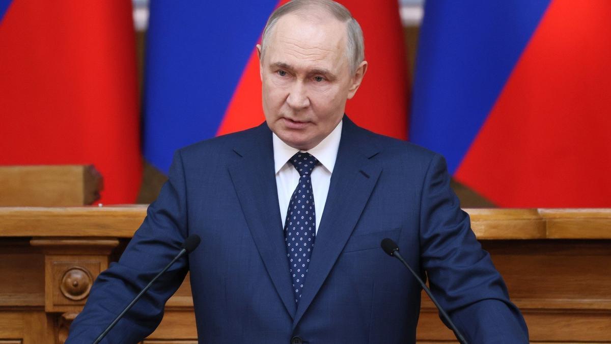 Vladimir Putin, durante una intervención.