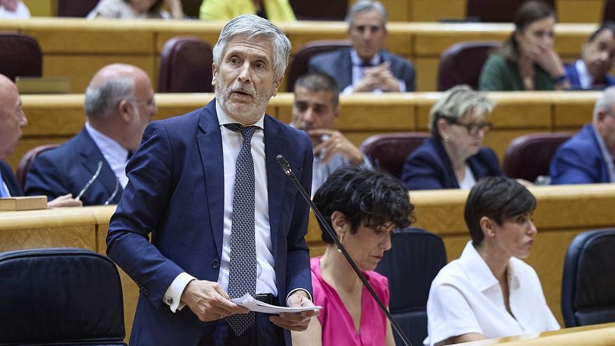 Marlaska defiende la macrooperación policial con 28 detenidos en Iruña y la considera “proporcional”