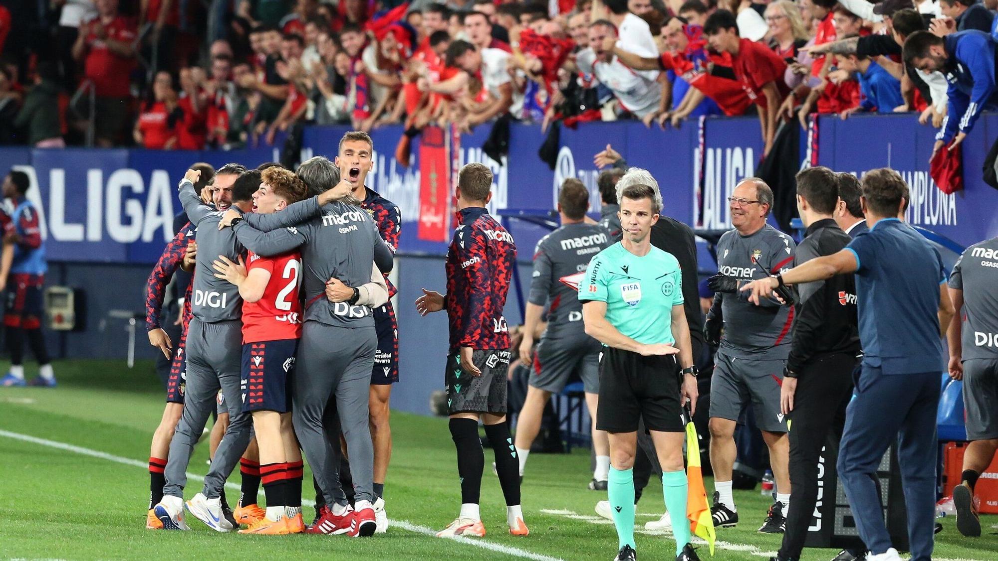 Fotos del Osasuna-Getafe en El Sadar