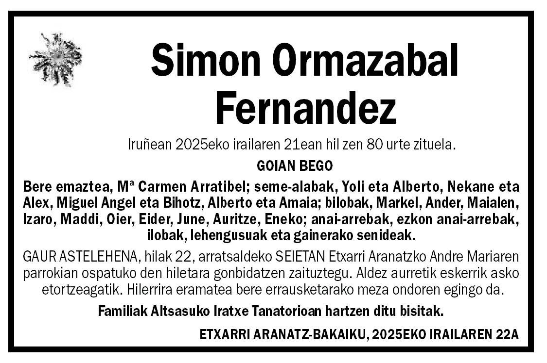 Simon Ormazabal Fernandez