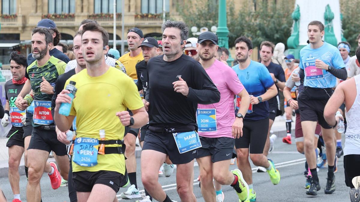 Participantes en la Maratón de Donostia