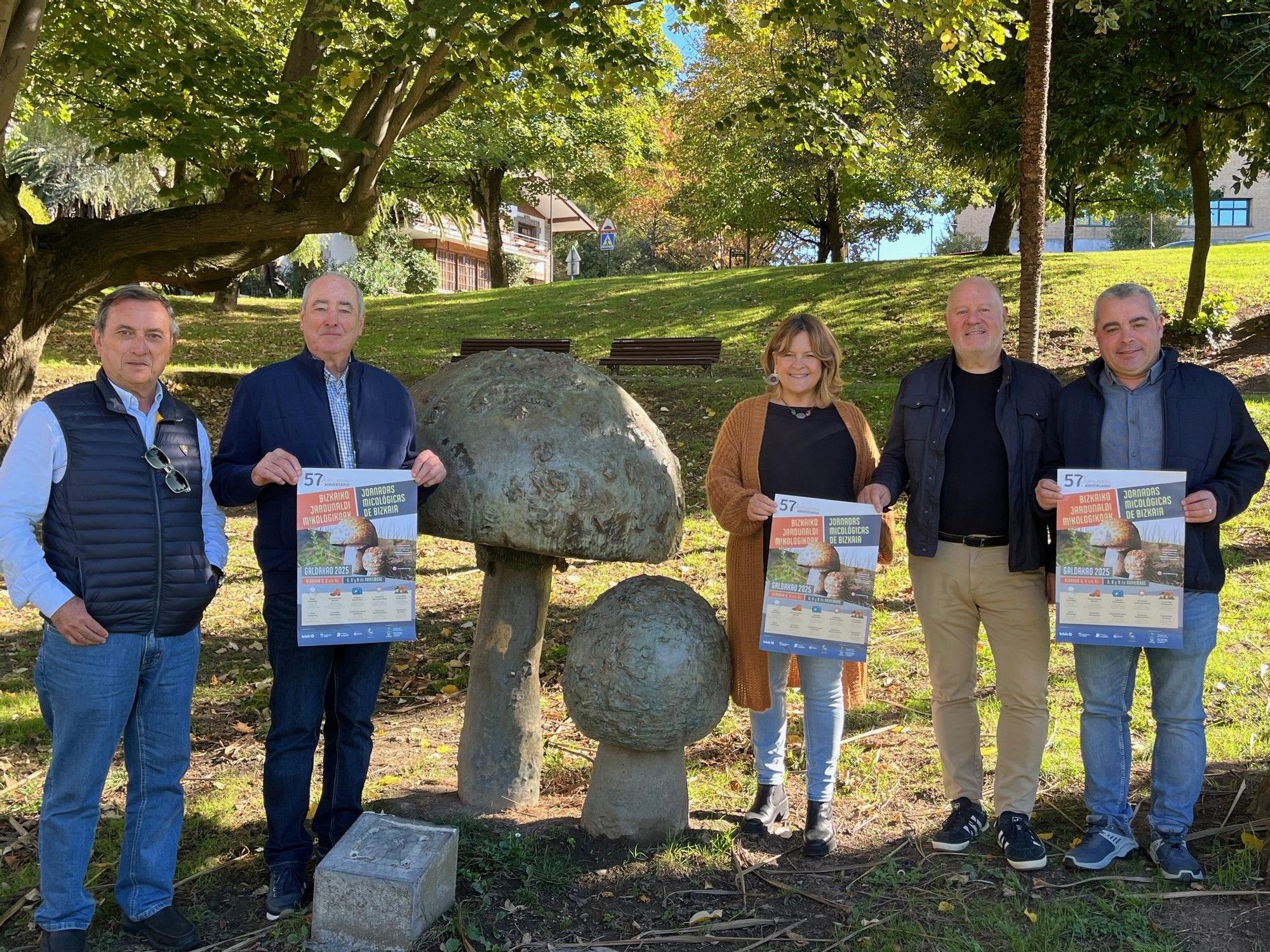 Presentación de las Jornadas Micológicas que se celebran esta semana en Galdakao