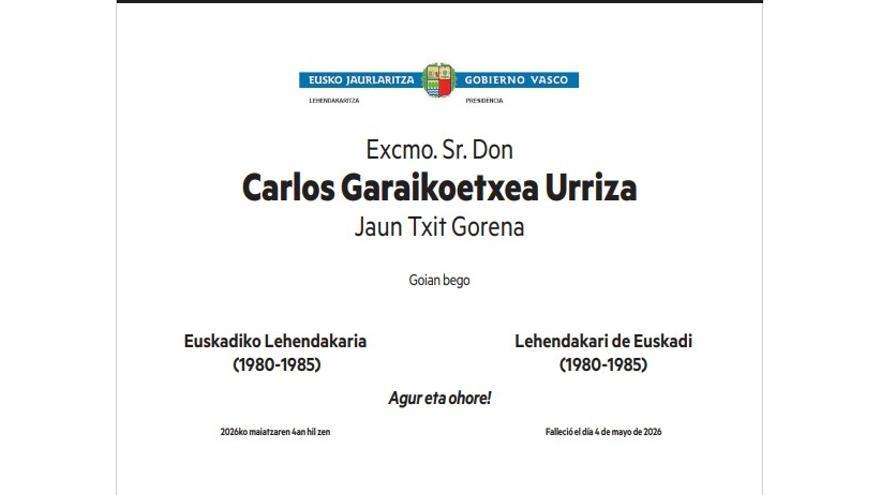 Carlos Garaikoetxea Urriza