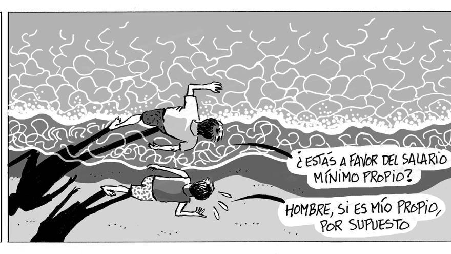 La tira de Asier y Javier del sábado 23 de agosto de 2025