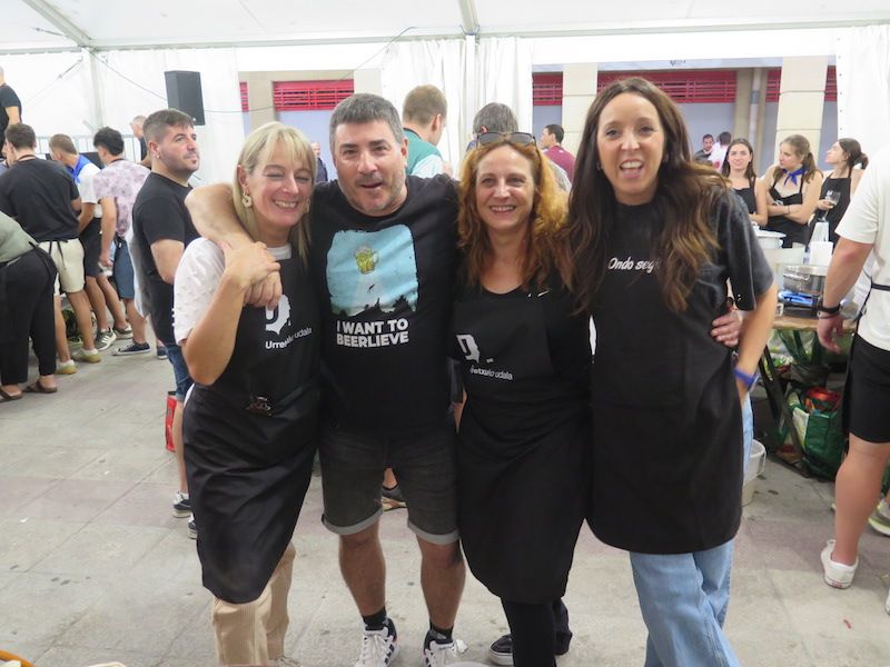 Los urretxuarras lo dan todo en las fiestas de Santa Anastasia
