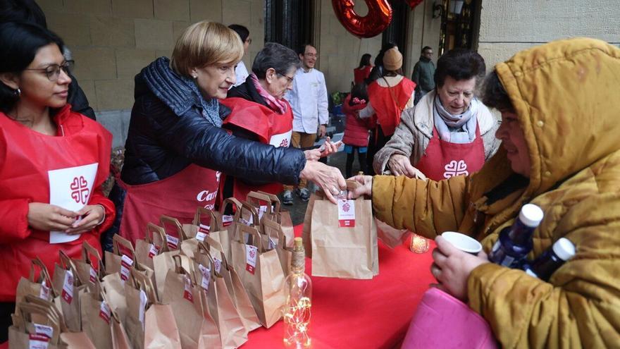 Cáritas Gipuzkoa repartirá 1.500 raciones de roscones en la VII edición del Roscón Solidario