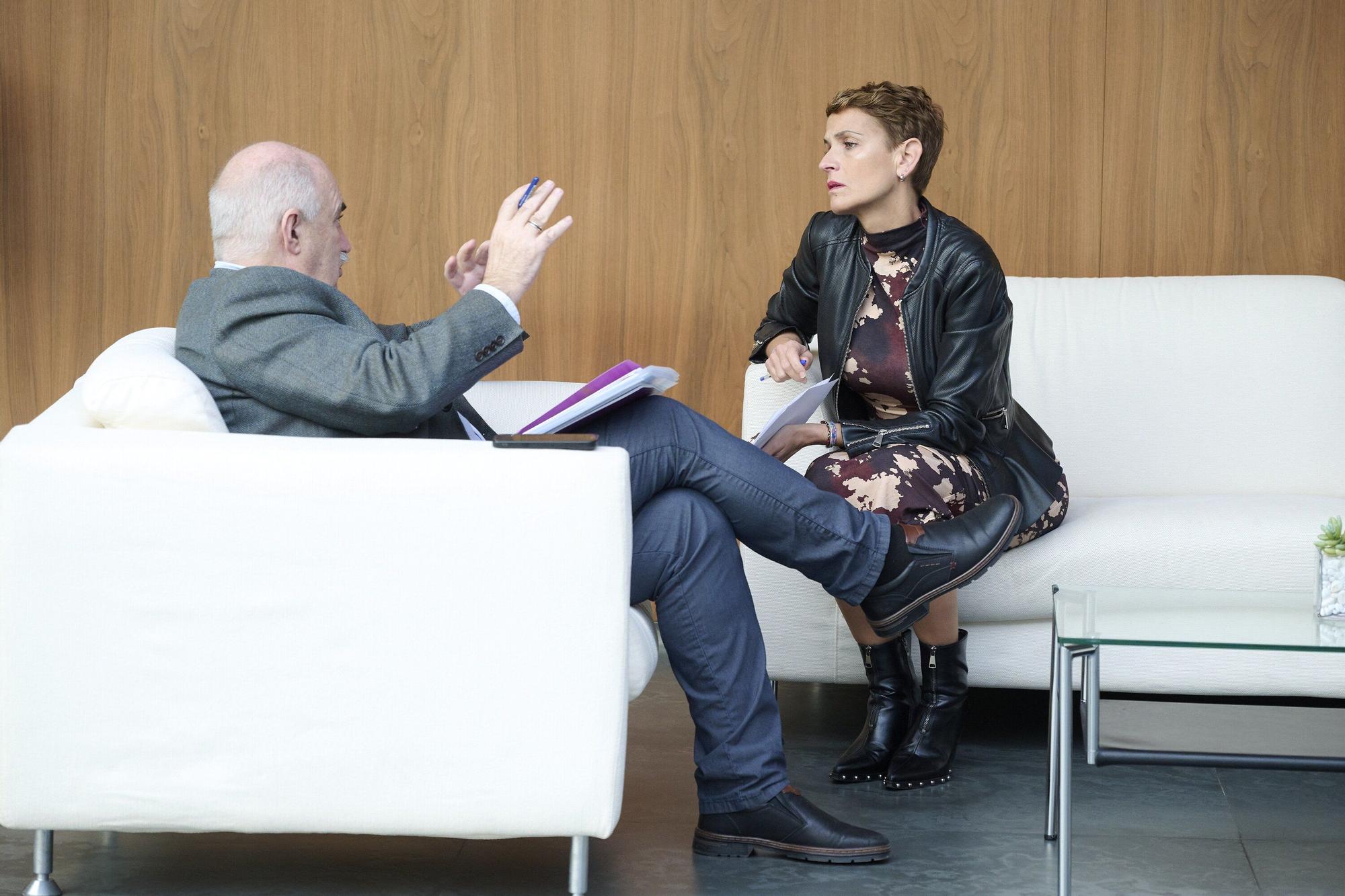 Fotos del pleno del Parlamento de Navarra de este 6 de noviembre
