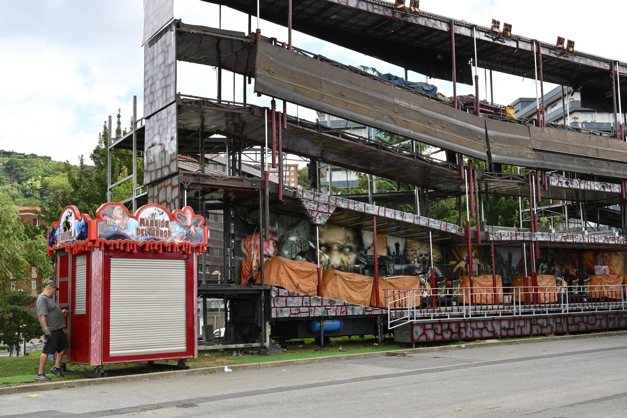 En fotos: las barracas se despiden del parque Etxebarria hasta el año que viene