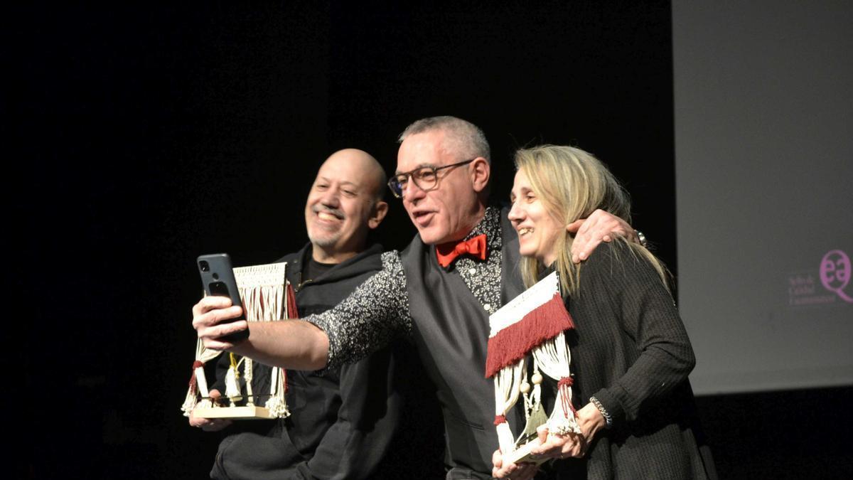 Un momento de la gala de cierre del Festival de Teatro Amateur de Dulantzi