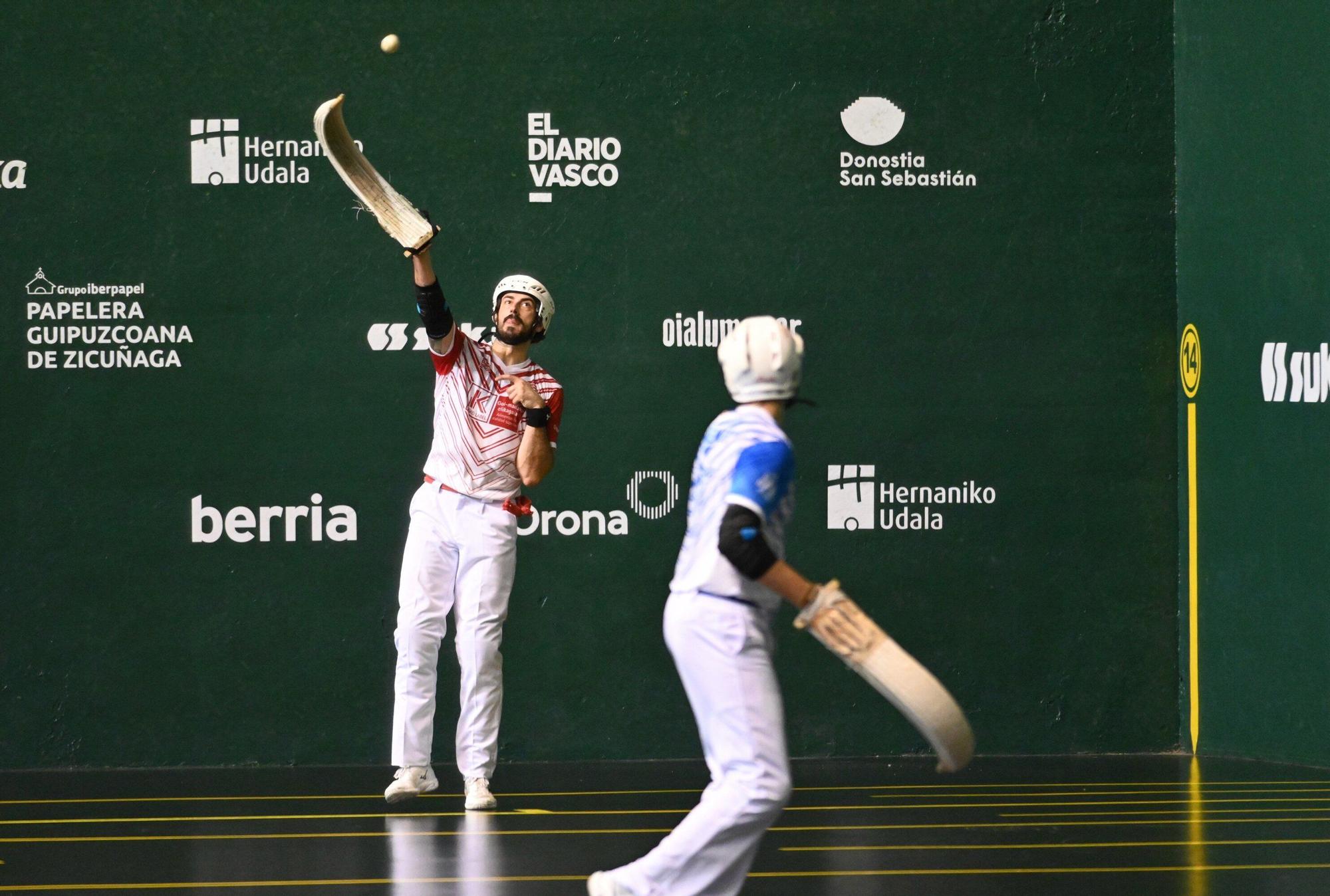Aritz Juanenea supera a Endika Barrenetxea por 27-30 en la final del Individual Eusko Label de remonte.