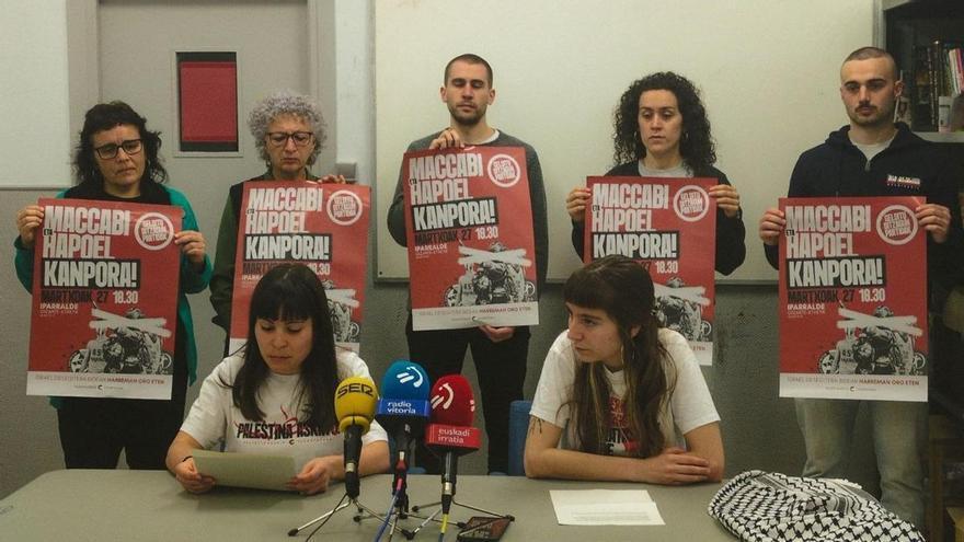 La Plataforma Palestinarekin Elkartasuna convoca una movilización ante el Hapoel