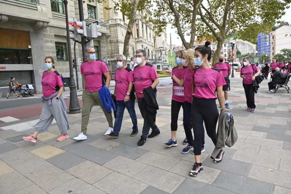 Marcha de ACAMBI contra el cáncer de mama en Bilbao