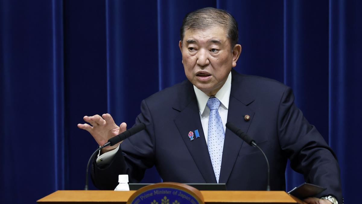 El primer ministro japonés, Shigeru Ishiba