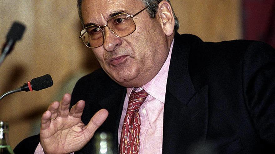 Fotografía de archivo de Ángel Sanchís, que fue tesorero de Alianza Popular entre 1982 y 1987.