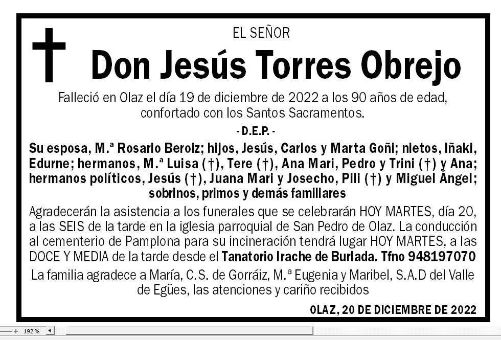 Jesús Torres Obrejo