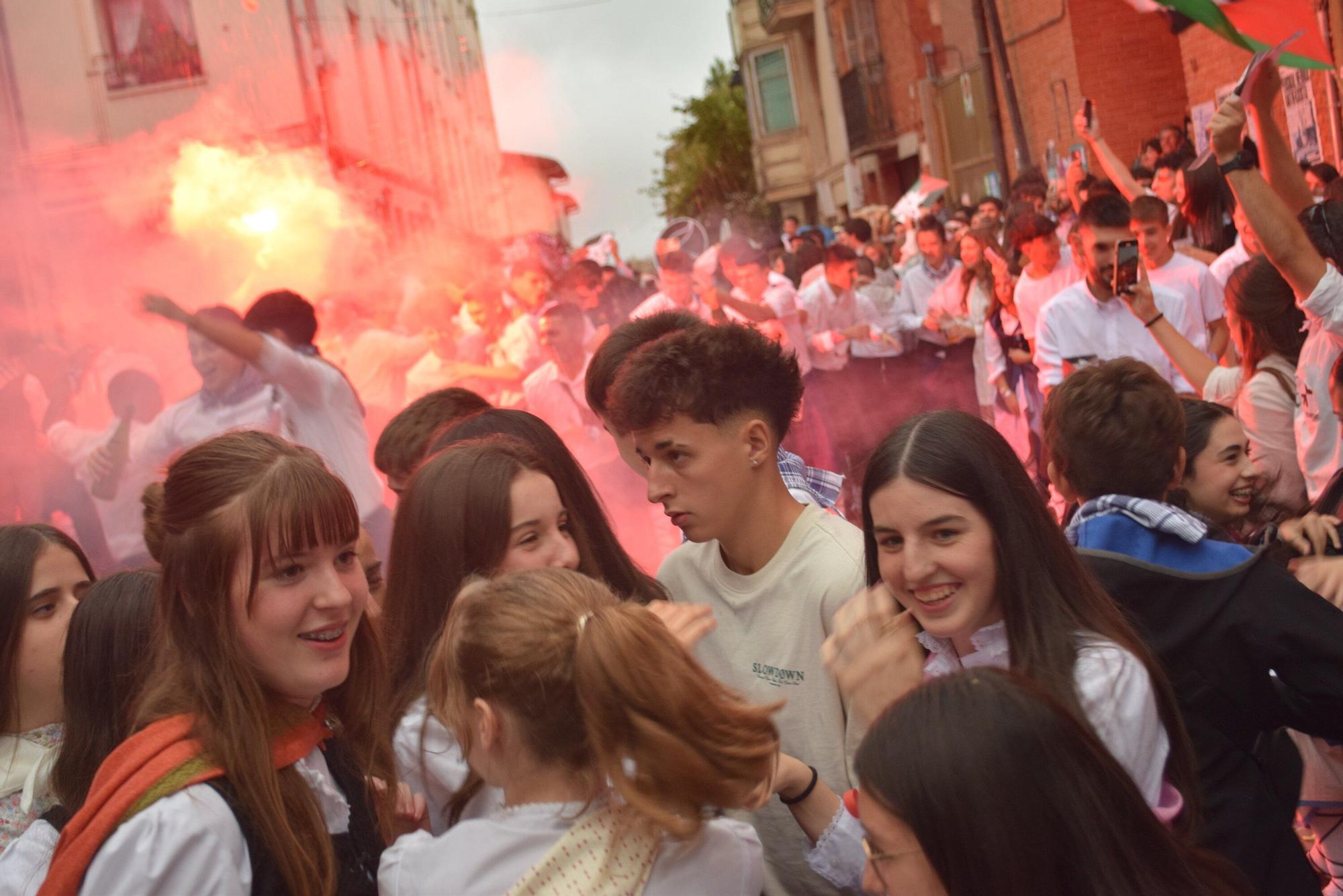 En imágenes: Txupinazo fiestas Agurain 2025