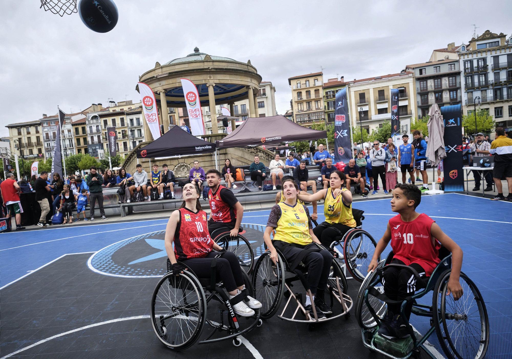 Fotos del circuito 3x3 de baloncesto Caixabank
