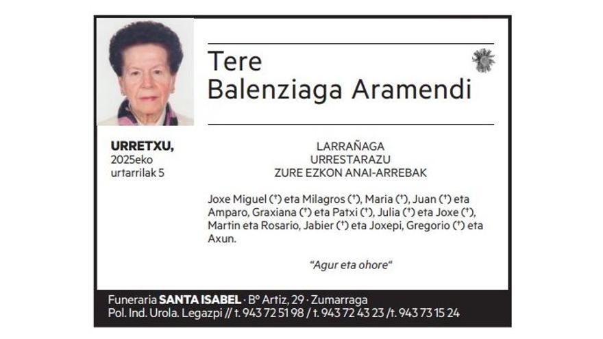 Tere Balenziaga Aramendi