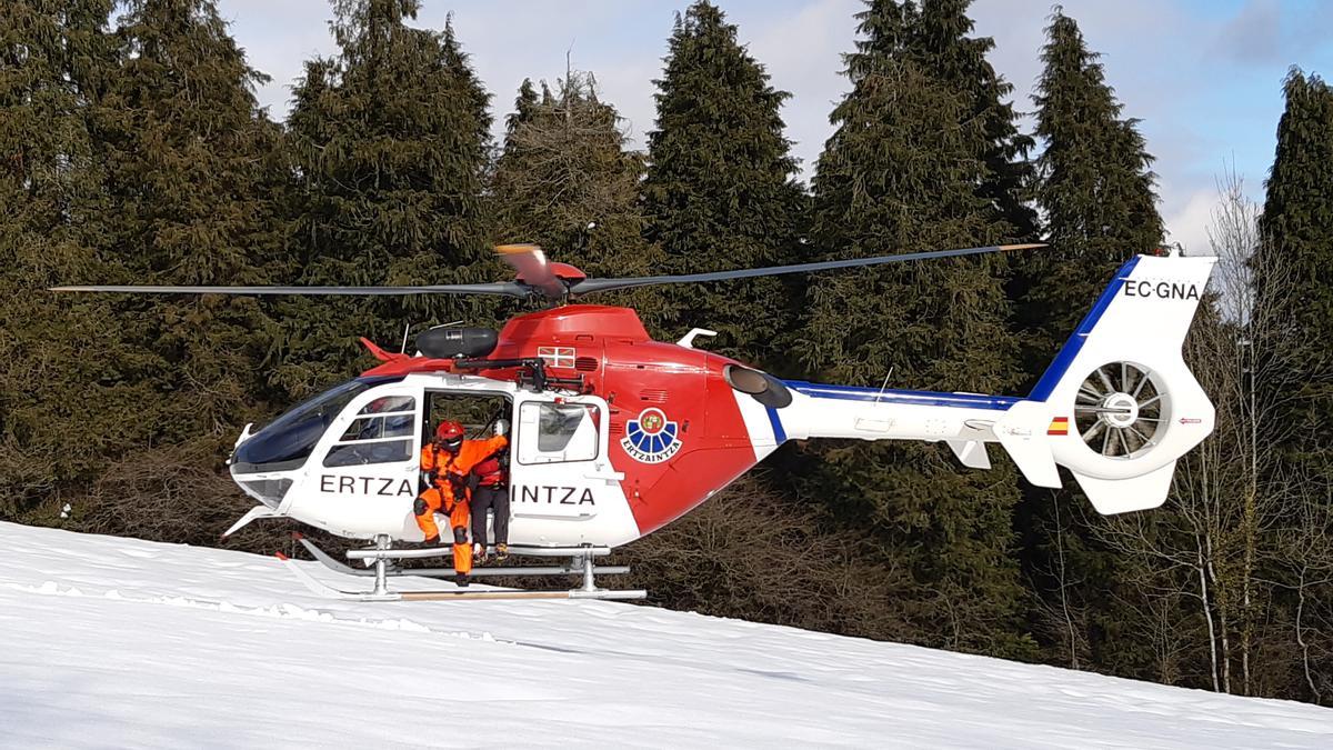 Helicóptero de la Ertzaintza